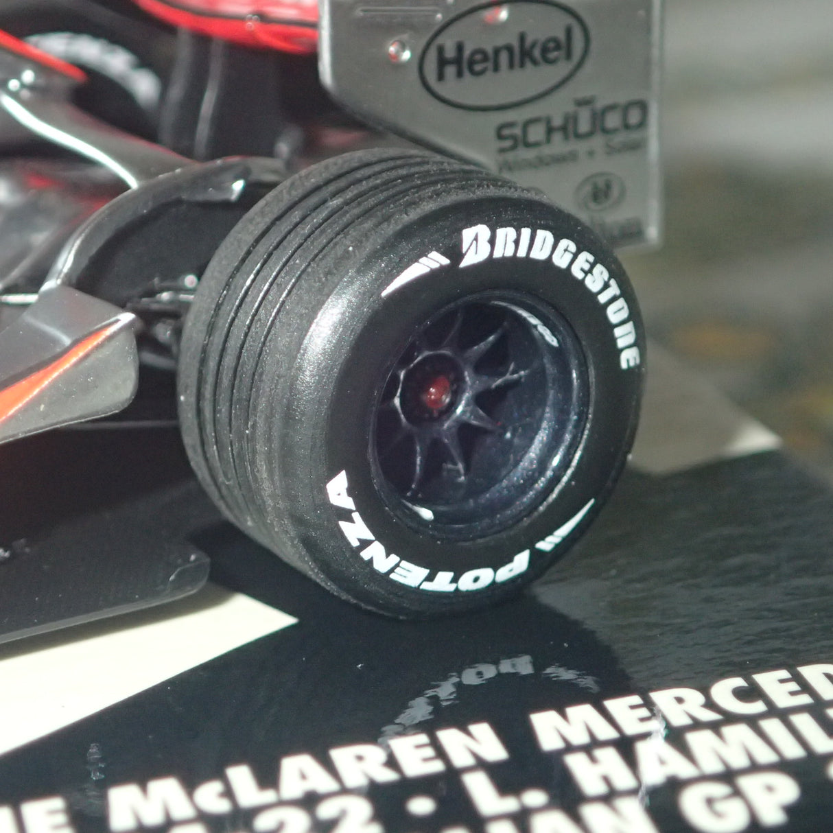 Minichamps 530 074312- 1/43 Scale Vodafone McLaren Mercedes MP4-22 L Hamilton 1st Podium, Australia GP 2007 Scale Model Replica