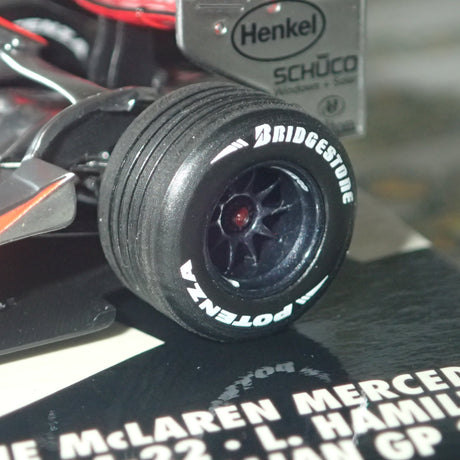 Minichamps 530 074312- 1/43 Scale Vodafone McLaren Mercedes MP4-22 L Hamilton 1st Podium, Australia GP 2007 Scale Model Replica
