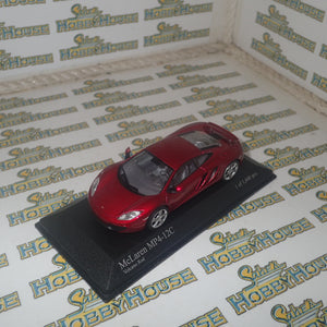 Minichamps 530 133022 - 1/43 Scale McLaren MP4-12C in Volcano Red Metallic Diecast Model Replica