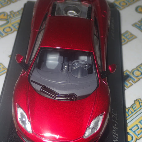 Minichamps 530 133022 - 1/43 Scale McLaren MP4-12C in Volcano Red Metallic Diecast Model Replica