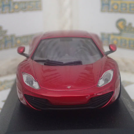 Minichamps 530 133022 - 1/43 Scale McLaren MP4-12C in Volcano Red Metallic Diecast Model Replica