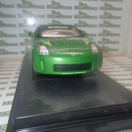 Jada 53608D - 1/18 Scale Fast & Furious Series Nissan 350Z Green 2003 from Fast and Furious Tokyo Drift Die-cast Replica