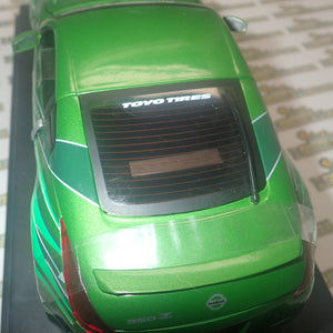 Jada 53608D - 1/18 Scale Fast & Furious Series Nissan 350Z Green 2003 from Fast and Furious Tokyo Drift Die-cast Replica