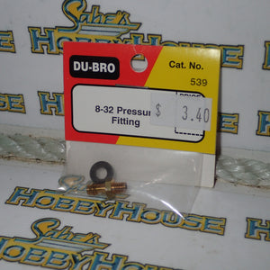 Dubro 539 - 8-32 Bolt-On Pressure Fitting