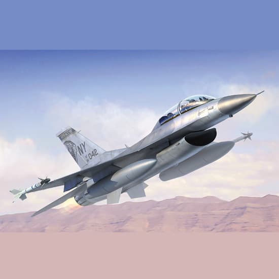 Trumpeter - 1:144 Scale - 03920 F-16B/D Fighting Falcon Block15/30 Plastic Model Kit