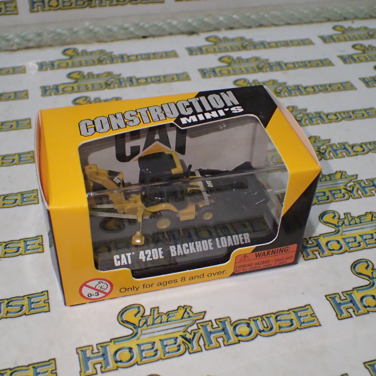 Norscot Construction Mini's 55423 - Cat 420 Backhoe Loader Diecast Scale Model Replica