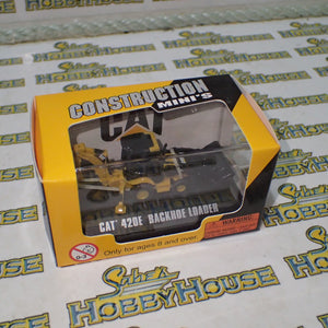 Norscot Construction Mini's 55423 - Cat 420 Backhoe Loader Diecast Scale Model Replica