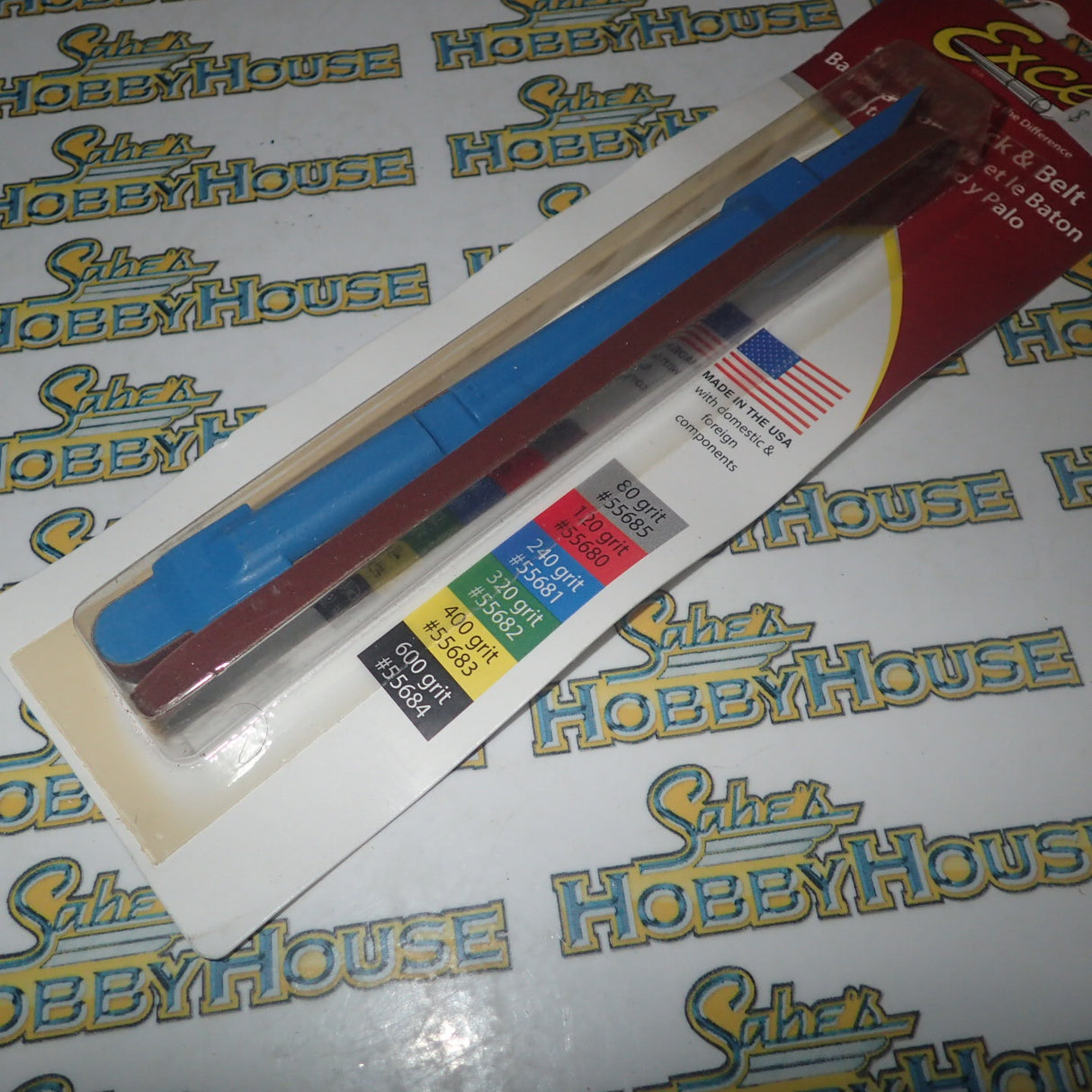 Excel - #55678 Sanding Stick with Extra Belt