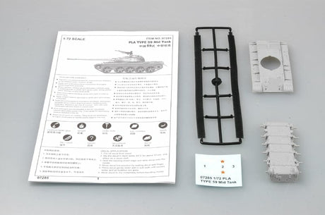 TRUMPETER - 1:72 Scale 07285 Chinese Type 59 Main Battle Tank Plastic Model Kit