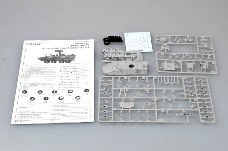 TRUMPETER - 1:72 Scale 07271 LAV-AT (Anti-Tank) 07271 Plastic Model Kit