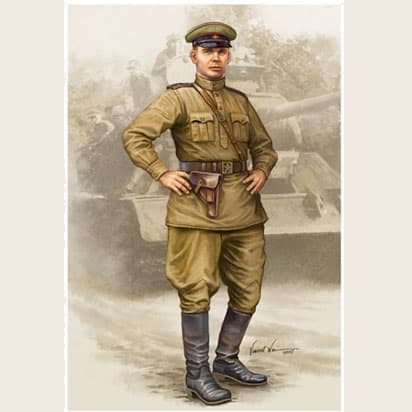 TRUMPETER - 1:16 scale - 00704 WWII Soviet Officer Vol.2