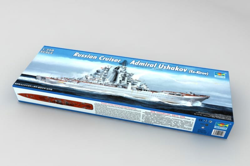 TRUMPETER - 1/350 Scale - 04520 Russian battlecruiser Admiral Ushakov (ex-Kirov) Plastic Model Kit