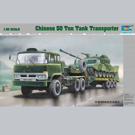 Trumpeter - 1:35 Scale - 00201 Chinese 50 Ton Tank Transporter Plastic Model Kit