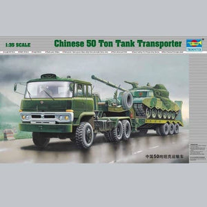 Trumpeter - 1:35 Scale - 00201 Chinese 50 Ton Tank Transporter Plastic Model Kit
