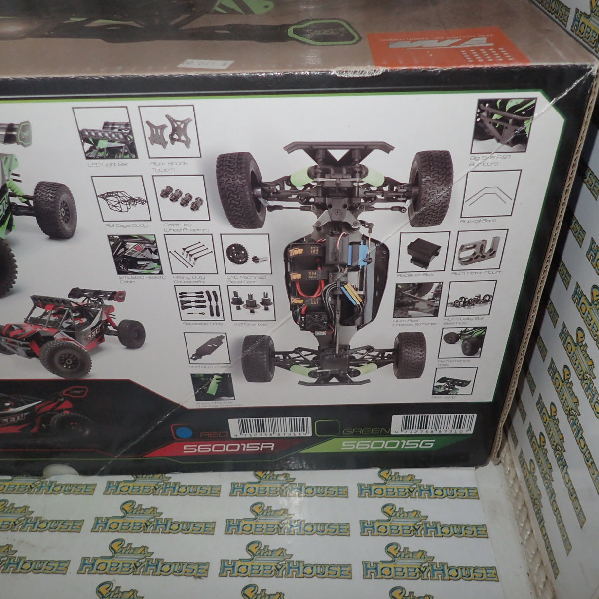 Team Magic - 560015 1/8 Scale SETH 2200kv Brushless Electric 3-6s Waterproof RTR 4WD Remote Control Desert Truck