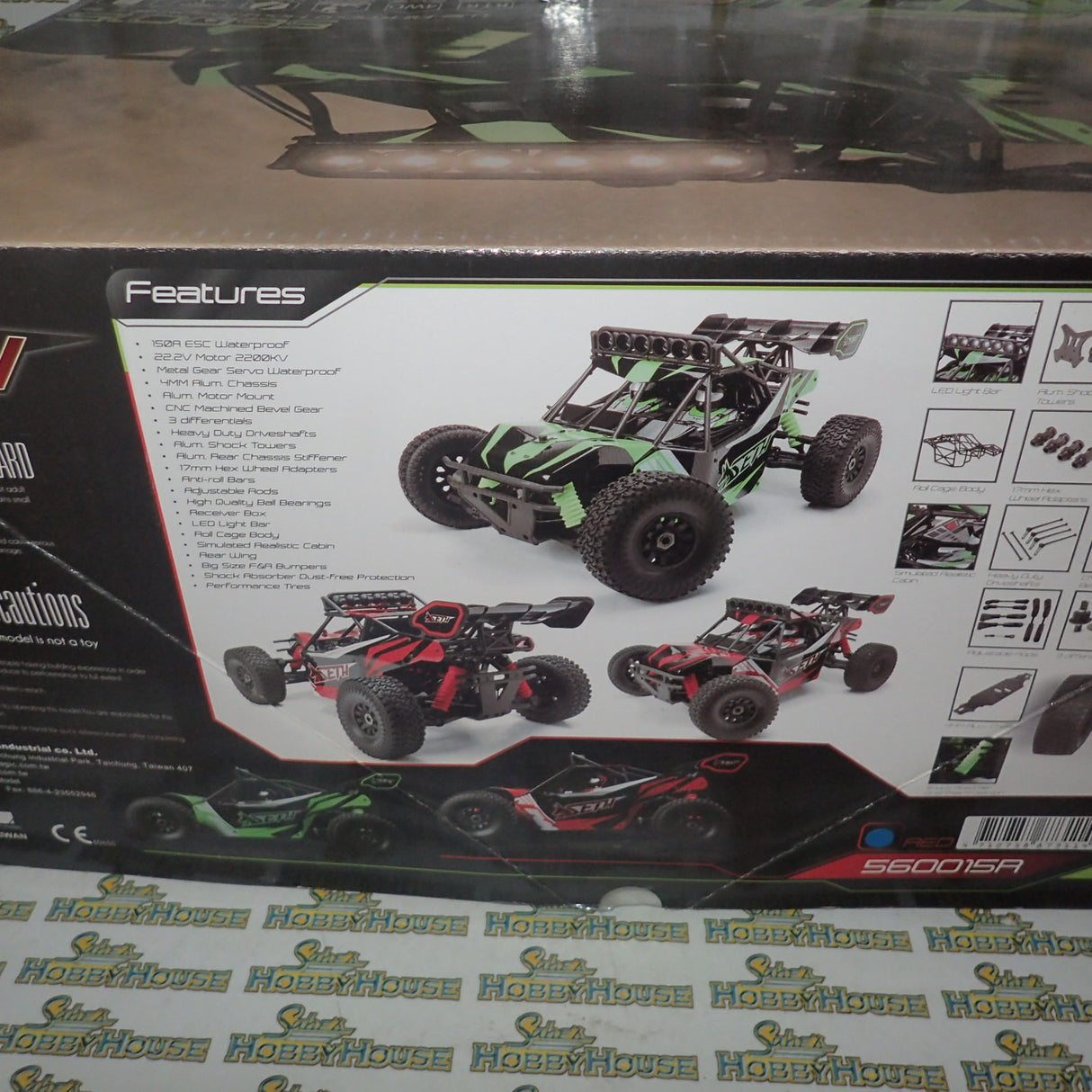 Team Magic - 560015 1/8 Scale SETH 2200kv Brushless Electric 3-6s Waterproof RTR 4WD Remote Control Desert Truck