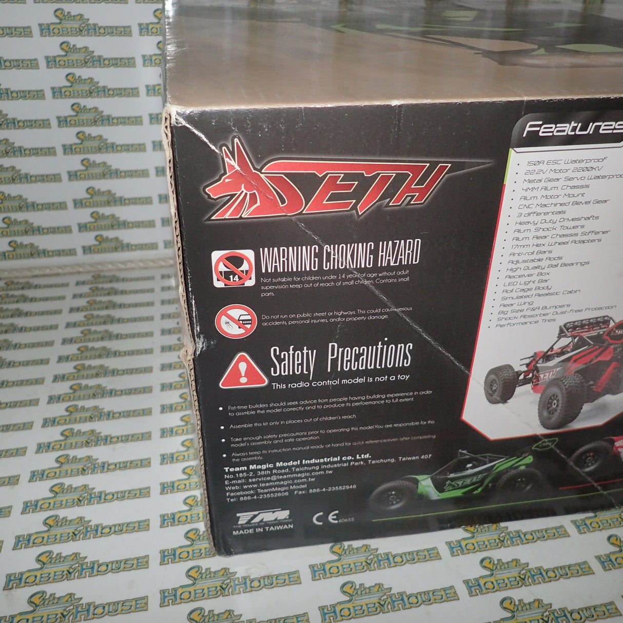 Team Magic - 560015 1/8 Scale SETH 2200kv Brushless Electric 3-6s Waterproof RTR 4WD Remote Control Desert Truck