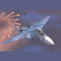 Trumpeter - 1:72 Scale - 01645 Russian Su-27UB Flanker C Fighter Plastic Model Kit