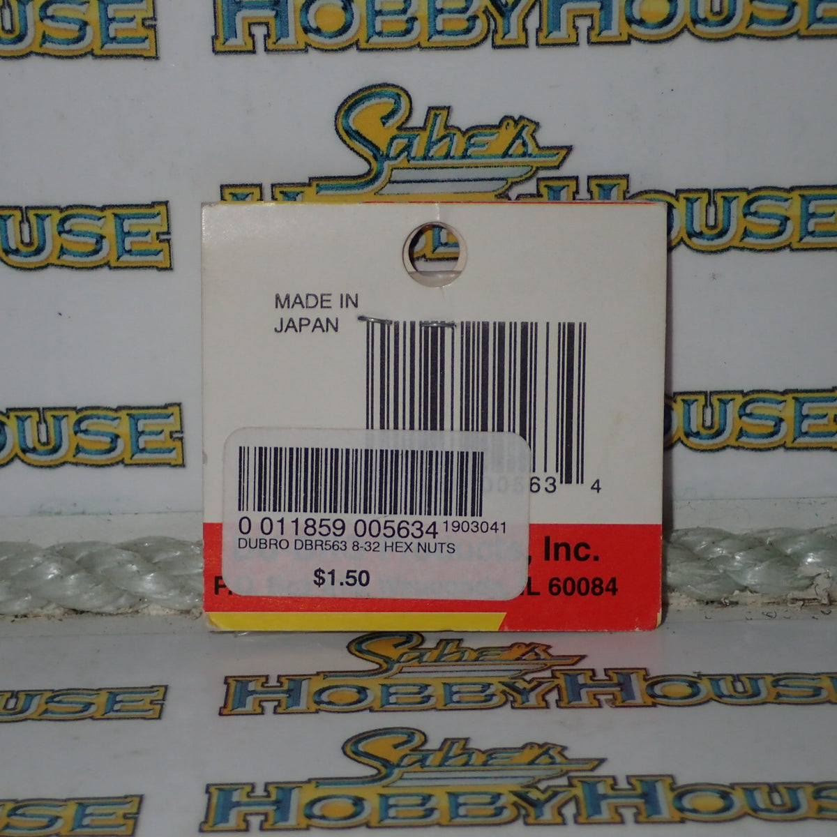 Dubro 563 - 8-32 Steel Hex Nuts
