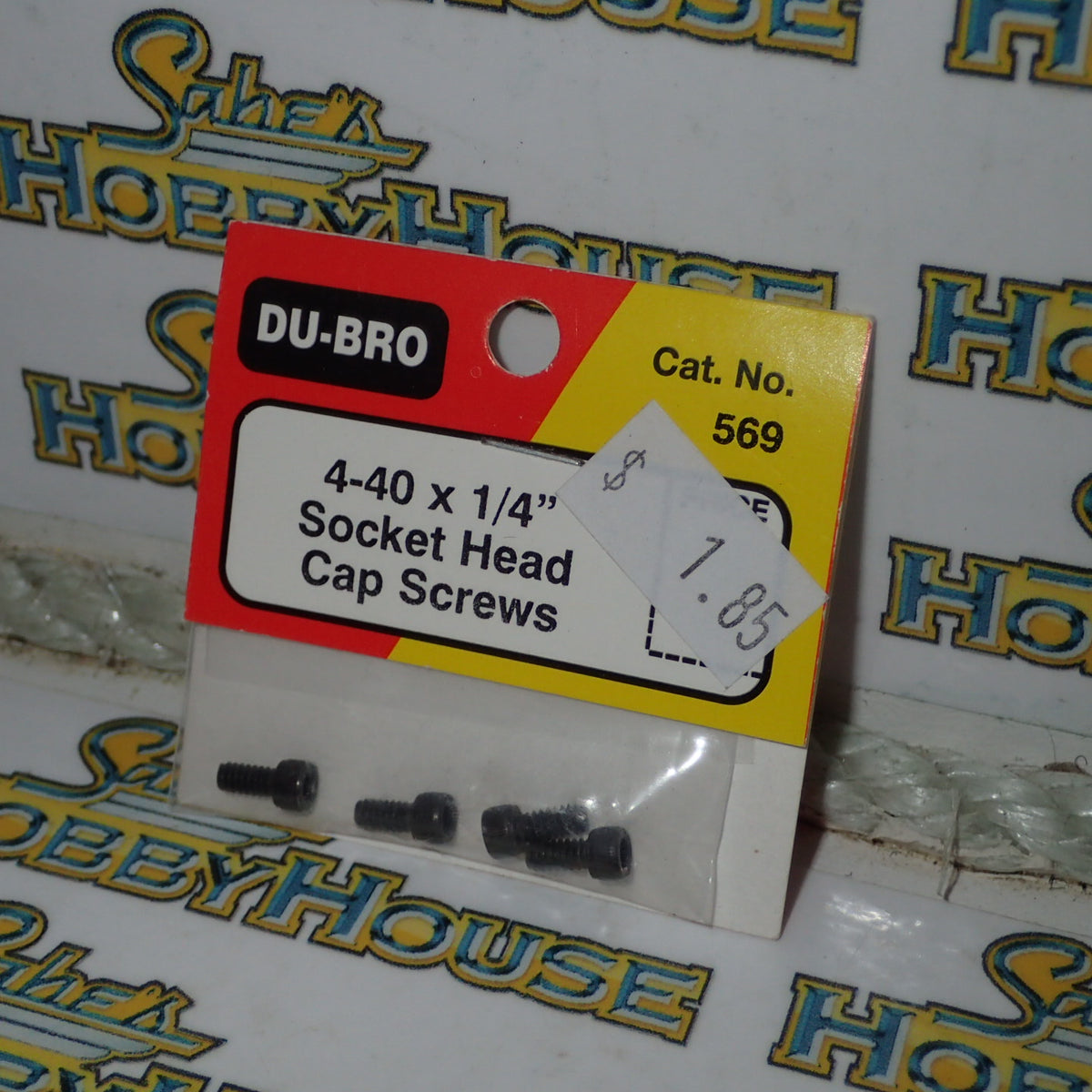 Dubro 569 - 4-40 x 1/4" Socket Head Cap Screws