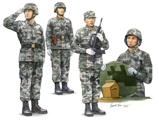 TRUMPETER - 1:35 scale - 00431 PLA Tank Crew