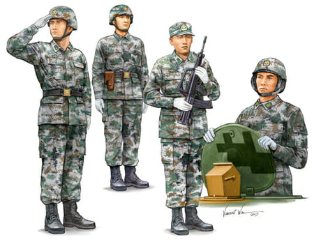 TRUMPETER - 1:35 scale - 00431 PLA Tank Crew