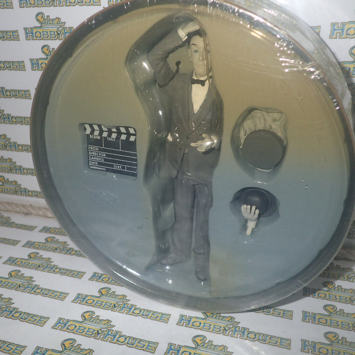 SD toys 570238 - Movie Icons Tin Movie Reel Container replica with Stan Laurel Hardy