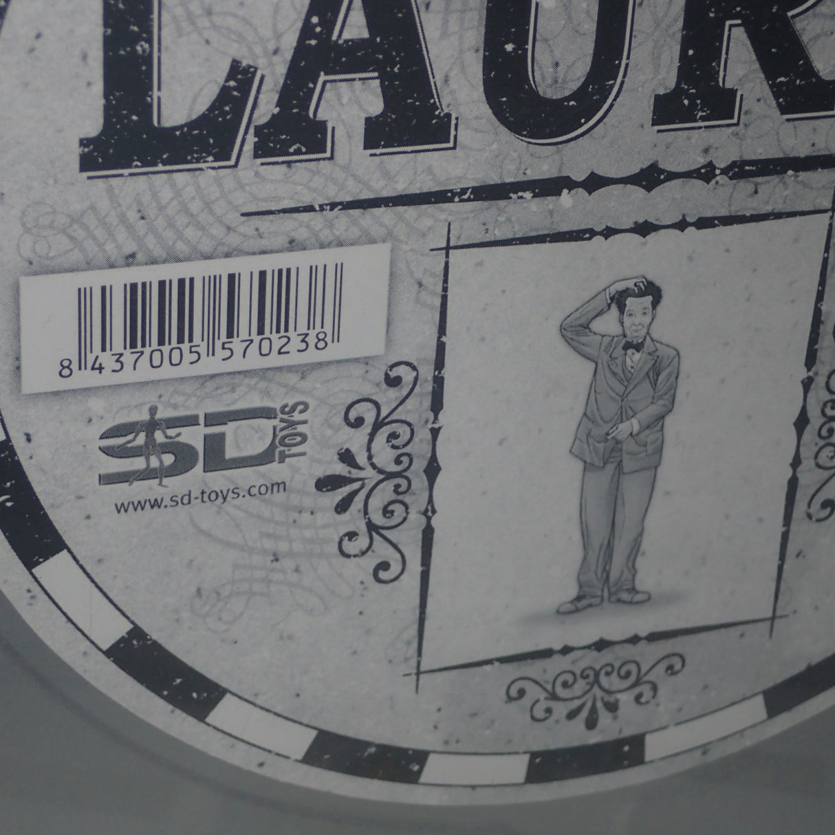 SD toys 570238 - Movie Icons Tin Movie Reel Container replica with Stan Laurel Hardy