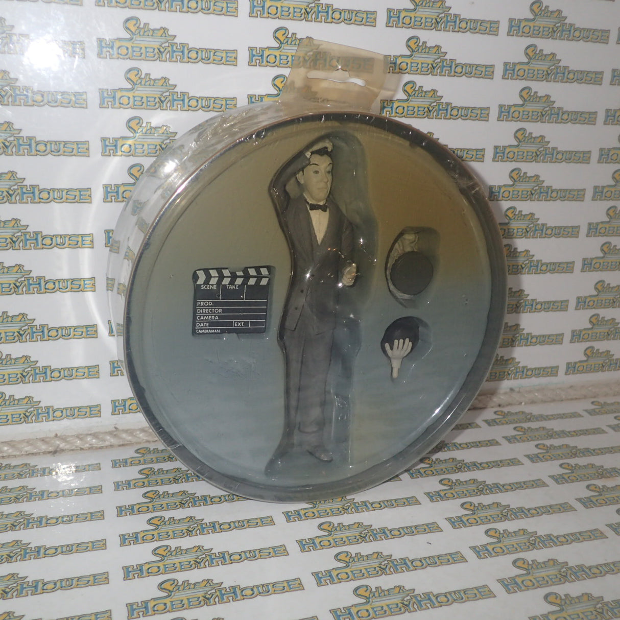 SD toys 570238 - Movie Icons Tin Movie Reel Container replica with Stan Laurel Hardy