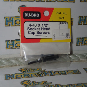 Dubro 571 - 4-40 x 1-1/2" Socket Head Cap Screws