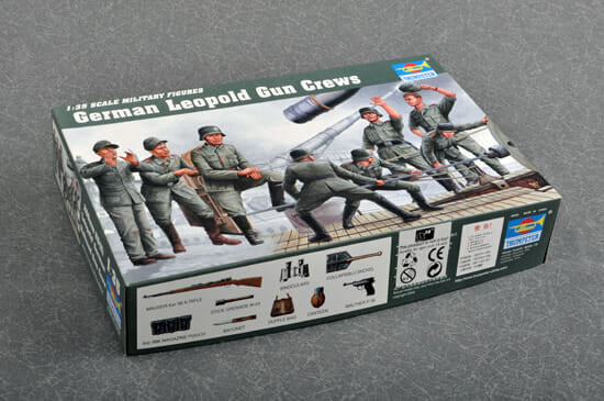 TRUMPETER - 1:35 scale - 00406 German Leopold Gun Crews