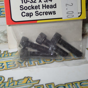 Dubro 580 - 10-32 x 3/4 Socket Head Cap Screws