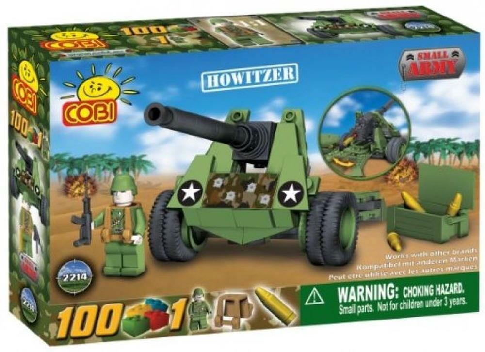 COBI - COB2214 Small Army Howitzer 100 Piece Construction Set