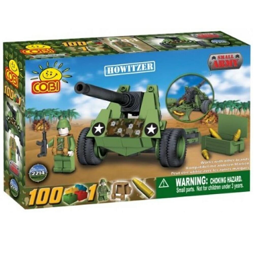 COBI - COB2214 Small Army Howitzer 100 Piece Construction Set