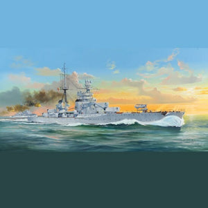 TRUMPETER - 1/350 Scale - 05347 Italian Heavy Cruiser Zara Plastic Model Kit