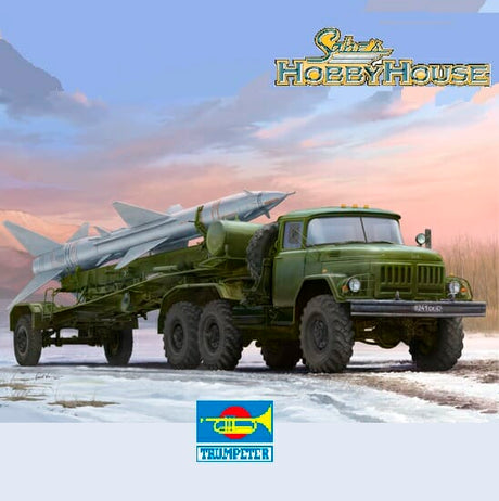 Trumpeter - 1:35 Scale - 01033 Russian Zil-131V towed PR-11 SA-2 Guideline Plastic Model Kit