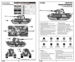 TRUMPETER - 1:72 Scale 07124 German E-50 Flakpanzer Plastic Model Kit