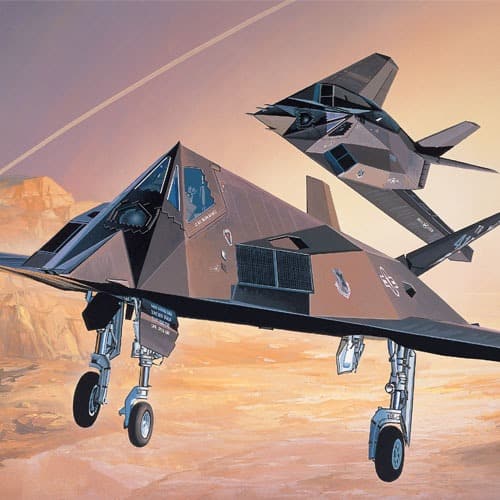 Academy - 1/72 Scale - USAF F-117A Stealth Attack-Bomber Plastic Model Kit