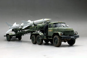 Trumpeter - 1:35 Scale - 01033 Russian Zil-131V towed PR-11 SA-2 Guideline Plastic Model Kit