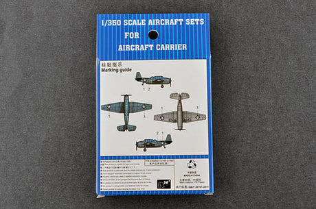 TRUMPETER - 1:350 Scale - 06408 TBF AVENGER (Pre-painted) Plastic Model