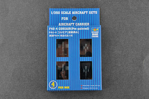 TRUMPETER - 1:350 Scale - 06405 F4U-4 CORSAIR (Pre-painted) Plastic Model