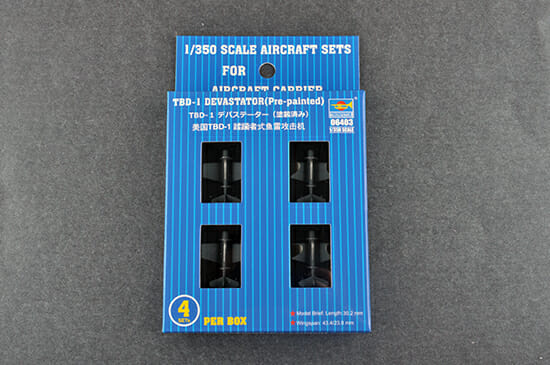 TRUMPETER - 1:350 Scale - 06403 TBD-1 DEVASTATOR (Pre-painted) Plastic Model