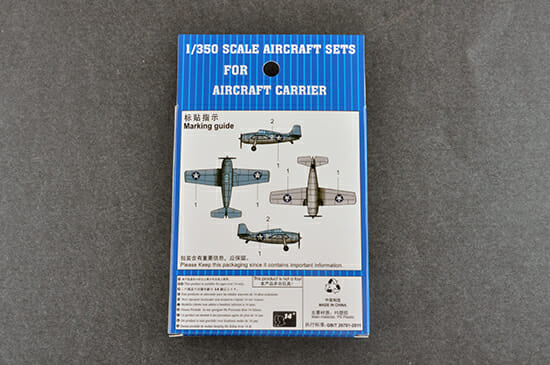 TRUMPETER - 1:350 Scale - 06402 F4F-4 WILDCAT (Pre-painted) Plastic Model