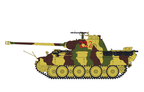 Meng Model - TS-038 1/35 Scale - Tyrannosaurus Series - German Medium Tank Sd.Kfz.171 PANTHER Ausf.D Plastic Model Kit