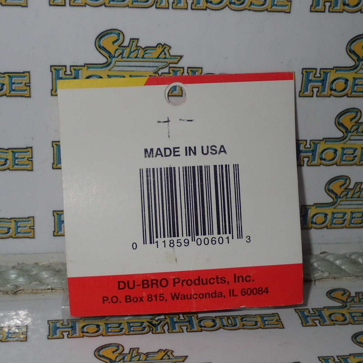 Dubro 601 - 4-40 Spring Steel Kwik-Links (For .093 Dia. Wire)