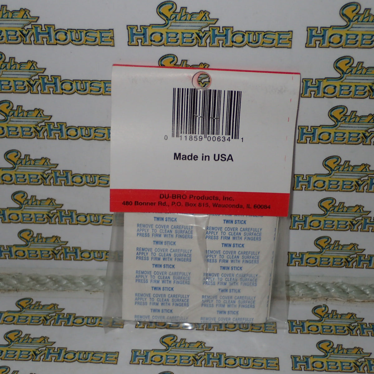 Dubro 634 - Double Sided Tape Assortment (1/32", 1/16", 1/8")