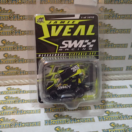 R & R Sprint Cars RR641703 - 1/64 Scale SWI Racing #35 Jamie Veal 2017 Sprint Car Diecast Scale Model Replica