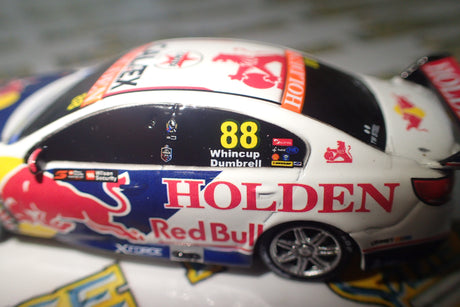 Classic Carlectables 64251 - 1/64 Scale – Holden VF Commodore Red Bull Holden Racing Team's 2017 Sandown Retro Round Livery Jamie Whincup/Paul Dumbrell #88 Diecast Model Replica