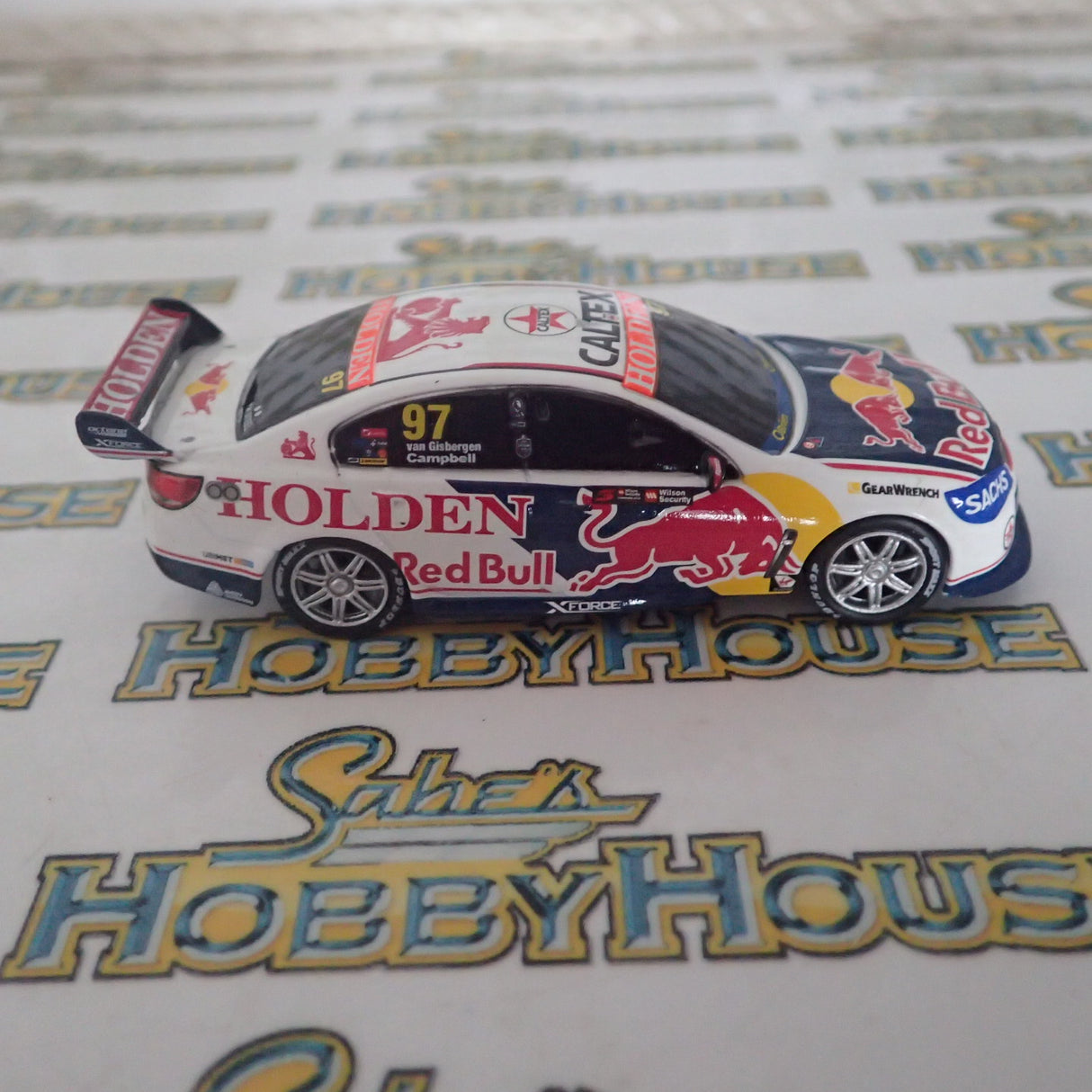 Classic Carlectables 64252 – 1/64 Scale Holden VF Commodore Red Bull Holden Racing Team's 2017 Sandown Retro Round Livery Shane Van Gisbergen/Matt Campbell #97 Diecast Model Replica