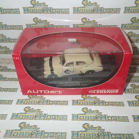AutoArt 66460 - 1/43 Scale Holden FJ Race Car 1964 Lakeside International Raceway Dick Johnson's First Race Diecast Scale Model Replica